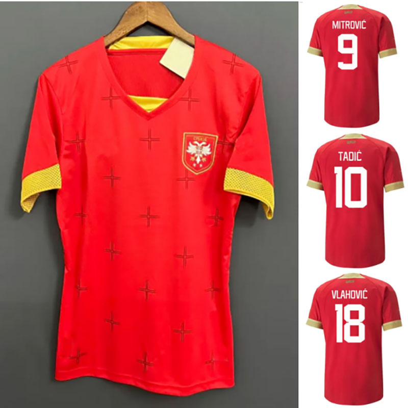 2022 VLAHOVIC Serbian soccer jerseys MILINKOVIC TADIC Serbias football shirts KOSTIC MITROVIC RACIC MILENKOVIC jersey Camiseta Serbio Srbijanska Nation team kit, 22-23 home
2022 VLAHOVIC Serbian soccer jerseys MILINKOVIC TADIC Serbias football shirts KOSTIC MITROVIC RACIC MILENKOVIC jersey Camiseta Serbio Srbijanska Nation team kit, 22-23 home
