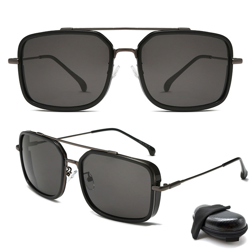 New Men's 55mm Sunglasses Driving Sun Glasses For Men Women Brand Designer Male Vintage Black Sunglasses UV400 With PU box, Red
New Men's 55mm Sunglasses Driving Sun Glasses For Men Women Brand Designer Male Vintage Black Sunglasses UV400 With PU box, Red