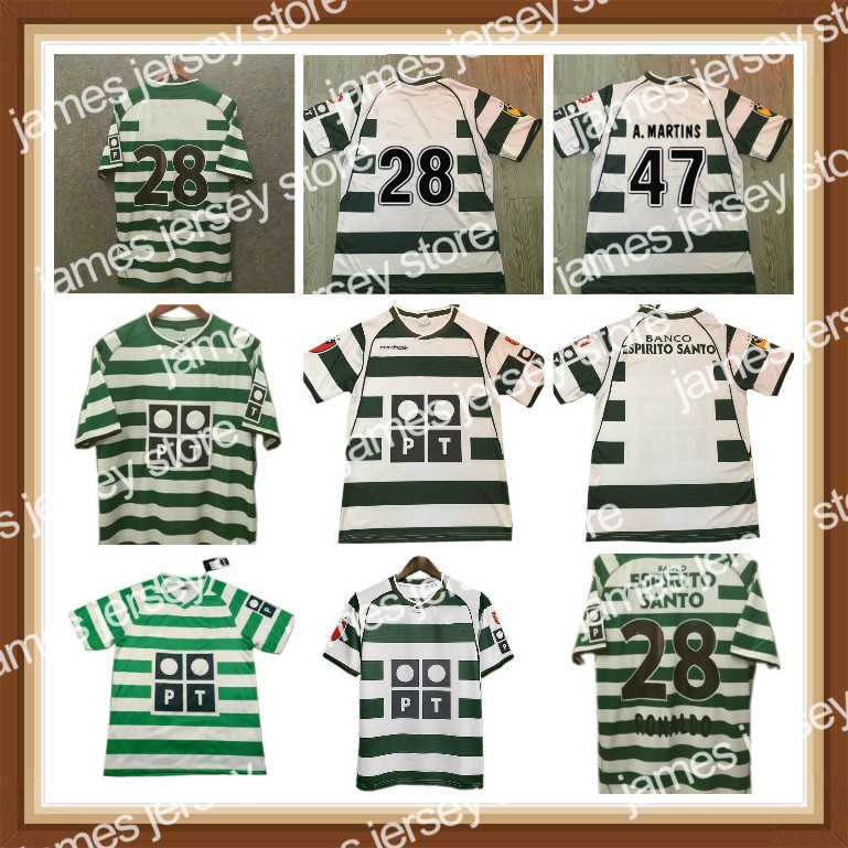 New New Sporting CP 01 02 03 04 Lisboa retro soccer jerseys ronaldo Marius Niculae Joao Pinto 2003 2004 Lisbon Classic Vintage football shirts
New New Sporting CP 01 02 03 04 Lisboa retro soccer jerseys ronaldo Marius Niculae Joao Pinto 2003 2004 Lisbon Classic Vintage football shirts