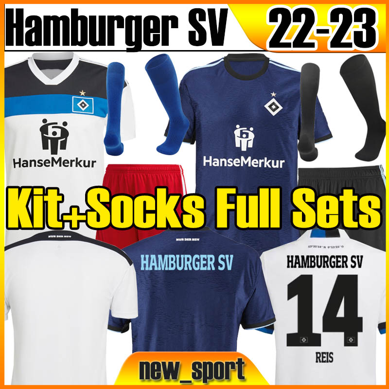 Men's Tracksuits 22 23 Hamburger SV Soccer Jerseys Home White Away Blue 2022 2023 HSV MANNER KINDER Uniformen MEN Kids kit add Socks full sets jersey, Hanbao 22 23 away kit+socks
Men's Tracksuits 22 23 Hamburger SV Soccer Jerseys Home White Away Blue 2022 2023 HSV MANNER KINDER Uniformen MEN Kids kit add Socks full sets jersey, Hanbao 22 23 away kit+socks