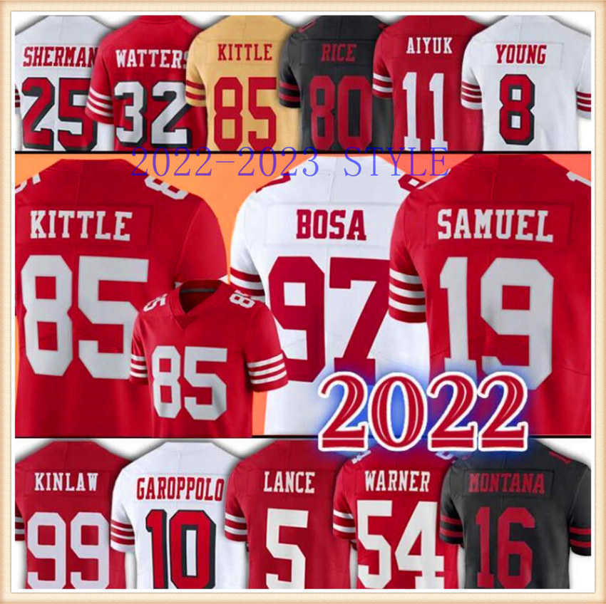 85 George Kittle Deebo Samuel Jersey 97 Nick Bosa kids Trey Lance Jimmy Garoppol, As photo
85 George Kittle Deebo Samuel Jersey 97 Nick Bosa kids Trey Lance Jimmy Garoppol, As photo