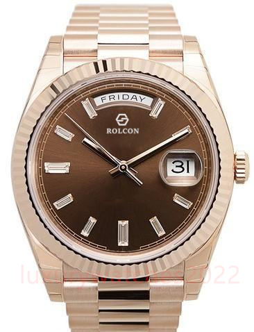 Watch Super Quality Siver Luxury Rose Golden Unisex lens time scale 36mm 41mm Automatic Mechanical sapphire glass Leather Belt WristWatch
Watch Super Quality Siver Luxury Rose Golden Unisex lens time scale 36mm 41mm Automatic Mechanical sapphire glass Leather Belt WristWatch