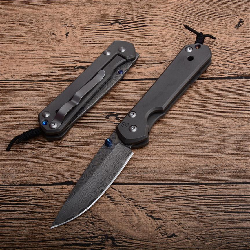 Chris Reeve 21th Damascus Tactical Folding Knife Titanium Handle 58HRC Outdoor Camping Hunting Survival Pocket EDC Utility Tools X215p
Chris Reeve 21th Damascus Tactical Folding Knife Titanium Handle 58HRC Outdoor Camping Hunting Survival Pocket EDC Utility Tools X215p
