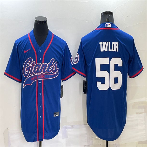 Jersey CUSTOM New York''Giants''Men women youth 18 Manning 56 Lawrence Taylor 20 Barry Sanders blue Cool Base Stitched Baseball Football''nfl, Shown
Jersey CUSTOM New York''Giants''Men women youth 18 Manning 56 Lawrence Taylor 20 Barry Sanders blue Cool Base Stitched Baseball Football''nfl, Shown