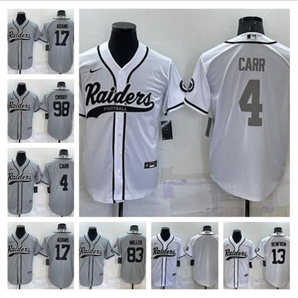 Jersey Oakland''Raiders''Men women youth Davante Adams Maxx Crosby Darren Waller Derek Carr grey white Cool Base Stitched Baseball Football Jersey, Shown
Jersey Oakland''Raiders''Men women youth Davante Adams Maxx Crosby Darren Waller Derek Carr grey white Cool Base Stitched Baseball Football Jersey, Shown