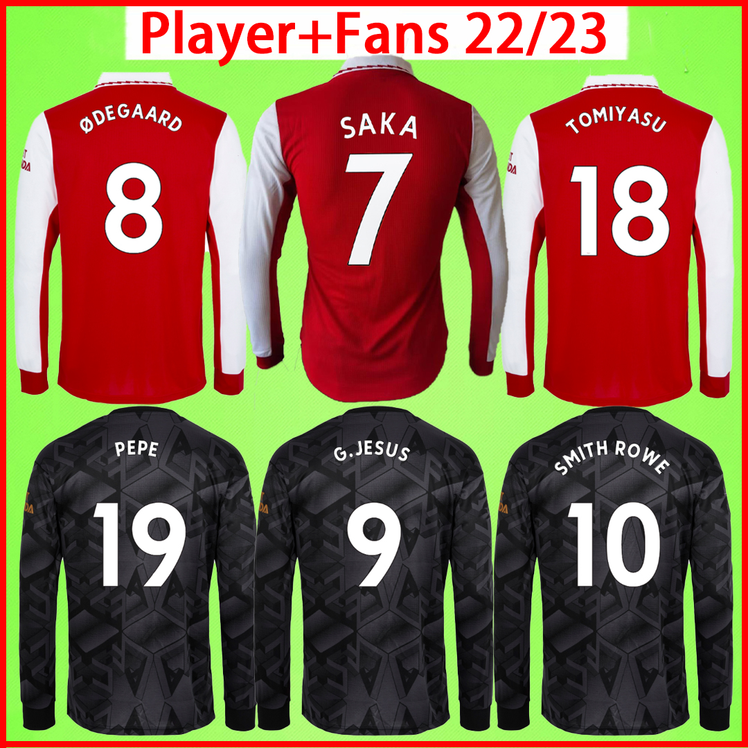 long sleeve full ARSEN 22 23 G.JESUS SMITH ROWE PEPE SAKA soccer jersey Player version ODEGAARD THOMAS MARTINELLI TIERNEY 2021 2022 2023 football kit shirt Men uniform, 21/22 long sleeve
long sleeve full ARSEN 22 23 G.JESUS SMITH ROWE PEPE SAKA soccer jersey Player version ODEGAARD THOMAS MARTINELLI TIERNEY 2021 2022 2023 football kit shirt Men uniform, 21/22 long sleeve
