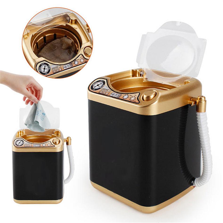 Eyelash washer Mini Makeup Brush Washing Machine Simulation Toys Mink Eyelash Electric Powder Puff Cleaner Washer Tool266Y