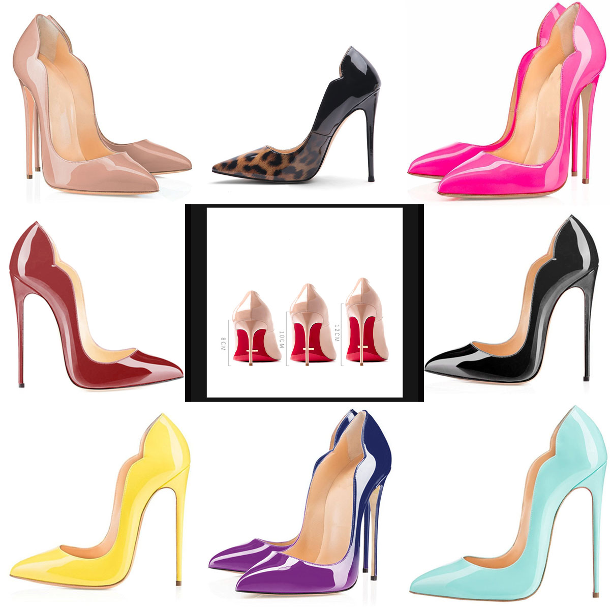 Luxury Brand RED Women's Pumps 4 inch High Heels for Women Pointy Closed Toe Patent Leather Sexy Designer Stiletto Wedding Heel Homecoming Prom Shoes, Silver empty
Luxury Brand RED Women's Pumps 4 inch High Heels for Women Pointy Closed Toe Patent Leather Sexy Designer Stiletto Wedding Heel Homecoming Prom Shoes, Silver empty