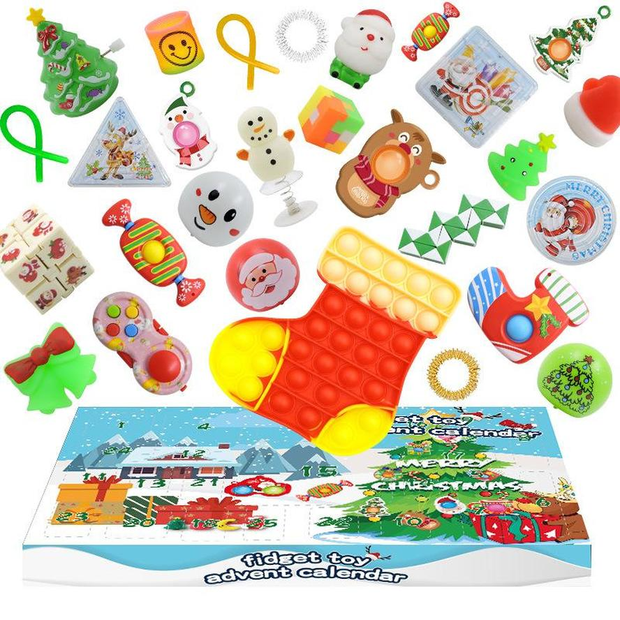 Fidget Toys Christmas Blind Box 24 Days Advent Calendar Christmas Kneading Music Gift Boxes Christmas Countdown Children's gifts 0821
Fidget Toys Christmas Blind Box 24 Days Advent Calendar Christmas Kneading Music Gift Boxes Christmas Countdown Children's gifts 0821