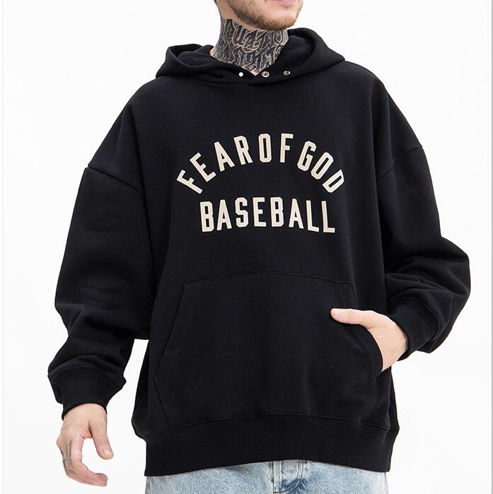 Men Overisize Pullover Sweatshirts Autumn Long Sleeve High Street Hoodies, Black 
Men Overisize Pullover Sweatshirts Autumn Long Sleeve High Street Hoodies, Black