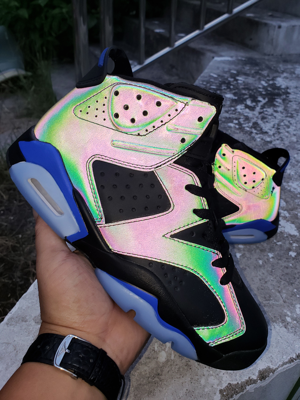 High Quality Jumpman 6 VI 3M Reflector Chameleon Basketball Shoes Mens Trainers Jumpman 6s Sports Sneakers Size 40-47, As photo
High Quality Jumpman 6 VI 3M Reflector Chameleon Basketball Shoes Mens Trainers Jumpman 6s Sports Sneakers Size 40-47, As photo