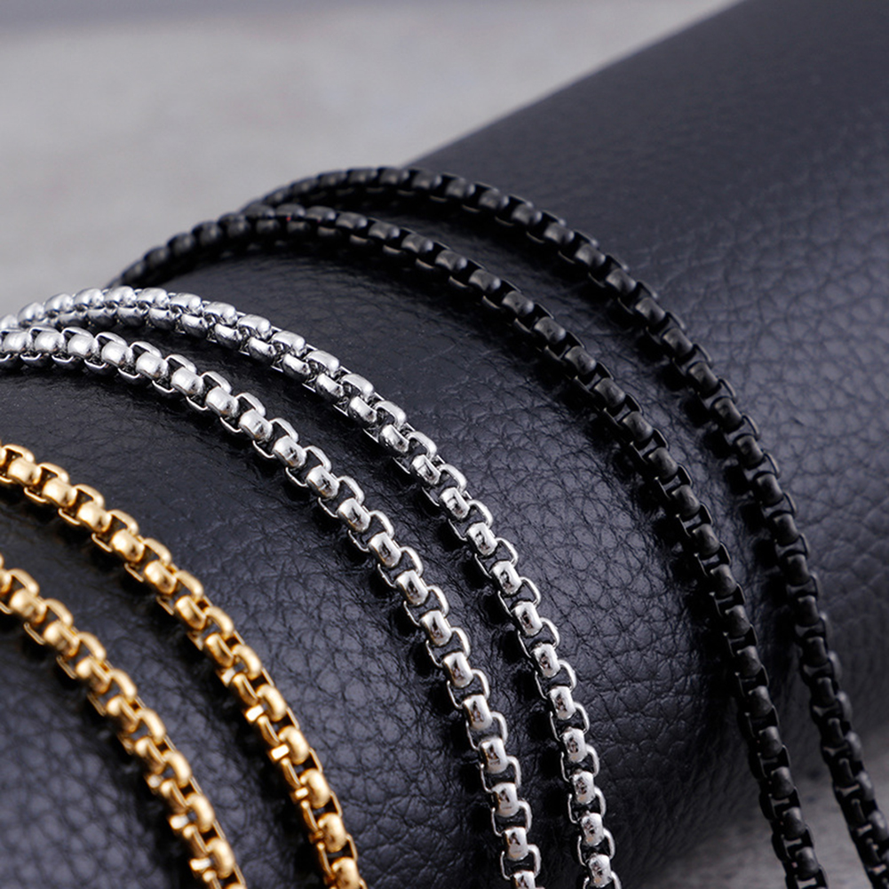 Stainless Steel Pearl Shape Gold Plated Chains Necklace Jewelry Accessories Wholesale