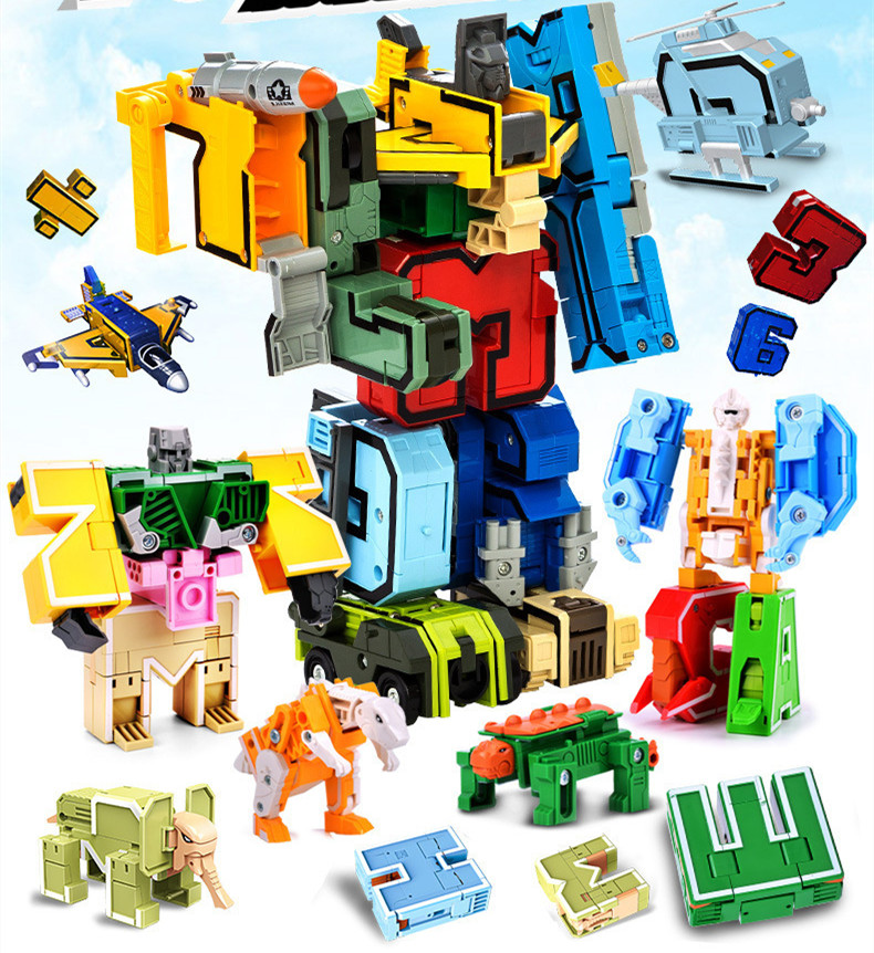 Wholesale Teach Aids blocks 10pcs Digital Deformation Synthetic Robot Toy King Kong Soldiers Children's Bboy Assembling block Sets toys
Wholesale Teach Aids blocks 10pcs Digital Deformation Synthetic Robot Toy King Kong Soldiers Children's Bboy Assembling block Sets toys