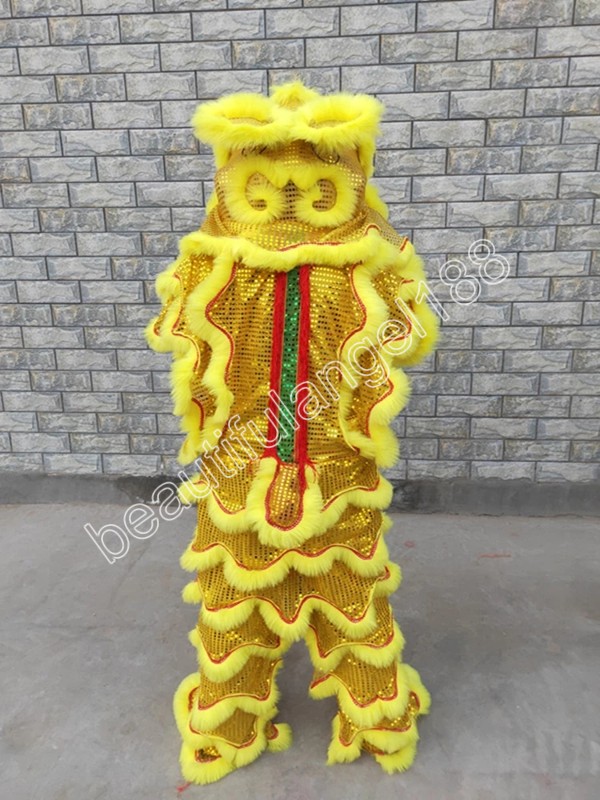 Halloween Lion Dance Mascot Costume Top quality Cartoon Plush Anime theme character Christmas Carnival Adults Birthday Party Fancy Outfit