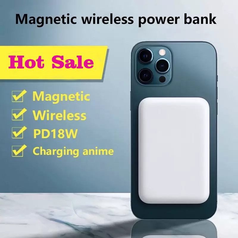 electronics Power Bank Mobile Phone Magnetic Induction Powerbank 5000Mah For Iphone Magsafe Wireless Charger Rechargeable Portable Power Banks
electronics Power Bank Mobile Phone Magnetic Induction Powerbank 5000Mah For Iphone Magsafe Wireless Charger Rechargeable Portable Power Banks