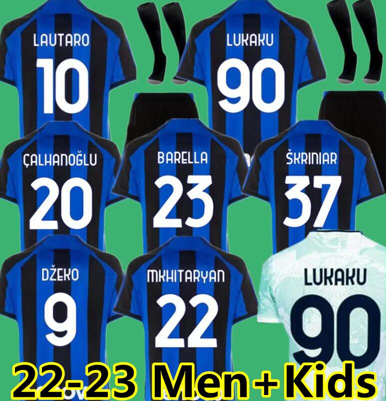 2022 2023 LUKAKU INTERS soccer jerseys CORREA DZEKO BARELLA LAUTARO SKRINIAR DE VRIJ 22 23 football shirt uniforms men kids kit sets MILANS BROZOVIC, Kids 22-23 home socks
2022 2023 LUKAKU INTERS soccer jerseys CORREA DZEKO BARELLA LAUTARO SKRINIAR DE VRIJ 22 23 football shirt uniforms men kids kit sets MILANS BROZOVIC, Kids 22-23 home socks