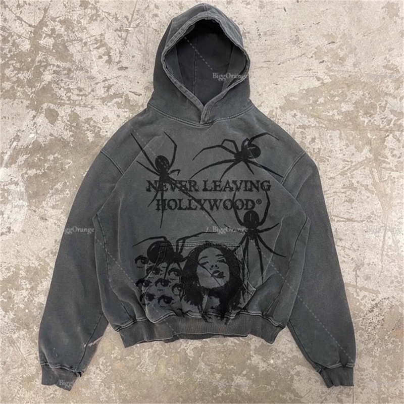 High Quality Spider Print Zip Oversized Hoodie Men Punk Sport Loose Coat Harajuku Gothic Streetwear Long Sleeve Korean Fashion 220819
High Quality Spider Print Zip Oversized Hoodie Men Punk Sport Loose Coat Harajuku Gothic Streetwear Long Sleeve Korean Fashion 220819
