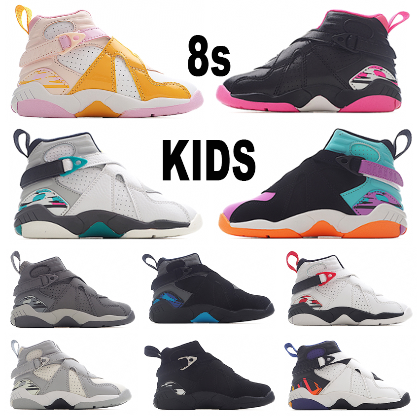 Kids 8 Mid cut Basketball Shoes Child trainers Infants 8s sneakers Toddler Kid Athletic White red Athletics shoes Boys Girl Childrens Outdoor sports boots size 22-35, #1
Kids 8 Mid cut Basketball Shoes Child trainers Infants 8s sneakers Toddler Kid Athletic White red Athletics shoes Boys Girl Childrens Outdoor sports boots size 22-35, #1