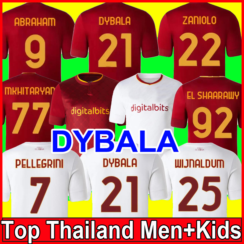 22 23 DYBALA ABRAHAM WIJNALDUM soccer jersey 2022 2023 ROM ZANIOLO PELLEGRINI KLUIVERT SMALLING football shirt 2023 Men Kids kit uniforms maillot sets, 23 away
22 23 DYBALA ABRAHAM WIJNALDUM soccer jersey 2022 2023 ROM ZANIOLO PELLEGRINI KLUIVERT SMALLING football shirt 2023 Men Kids kit uniforms maillot sets, 23 away