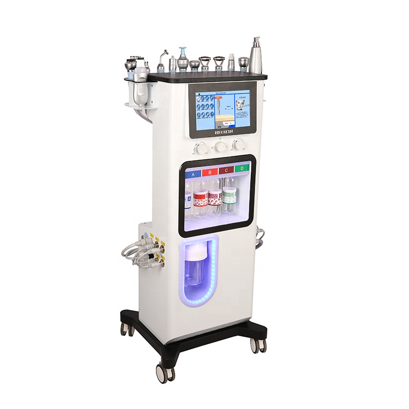 Microdermabrasion 12 in 1 Skin Cleansing Machine RF Electric Roller Skin Tightening