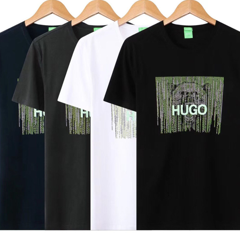 HB mens T shirt designer casual shirts HUGO 3D printing round neck sweatshirt men short sleeved tshirt summer cotton tee, Black
HB mens T shirt designer casual shirts HUGO 3D printing round neck sweatshirt men short sleeved tshirt summer cotton tee, Black