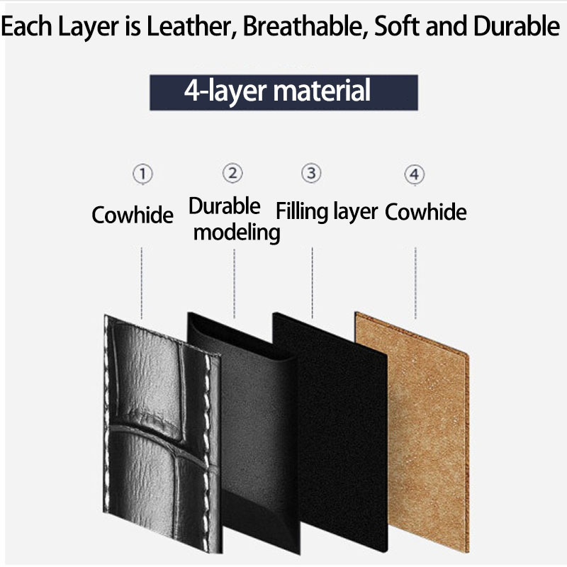 Handmade Genuine Leather watch band 19mm 20mm 21mm 22mm for Tissot Lilock Curved Strap Belt 1853 Substitute for T41 High Quality 220819