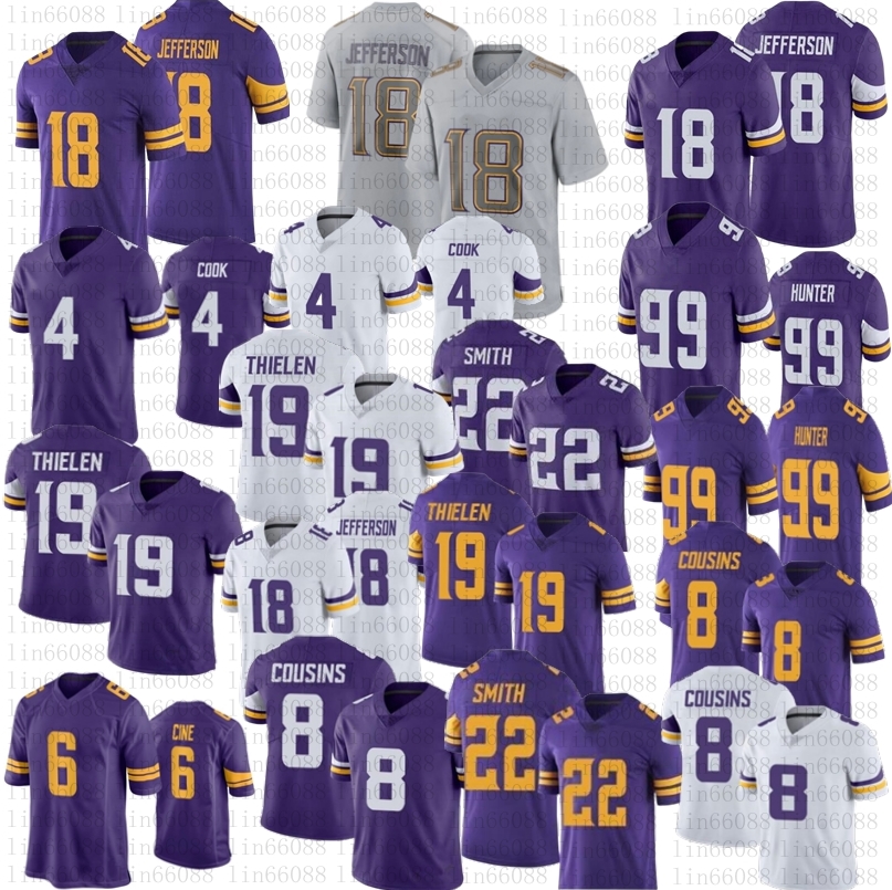 18 Justin Jefferson Men football jersey Lewis Cine Dalvin Cook 19 Adam Thielen Kirk Cousins Harrison Smith Danielle Hunter stitched Gray Fashion, As
18 Justin Jefferson Men football jersey Lewis Cine Dalvin Cook 19 Adam Thielen Kirk Cousins Harrison Smith Danielle Hunter stitched Gray Fashion, As