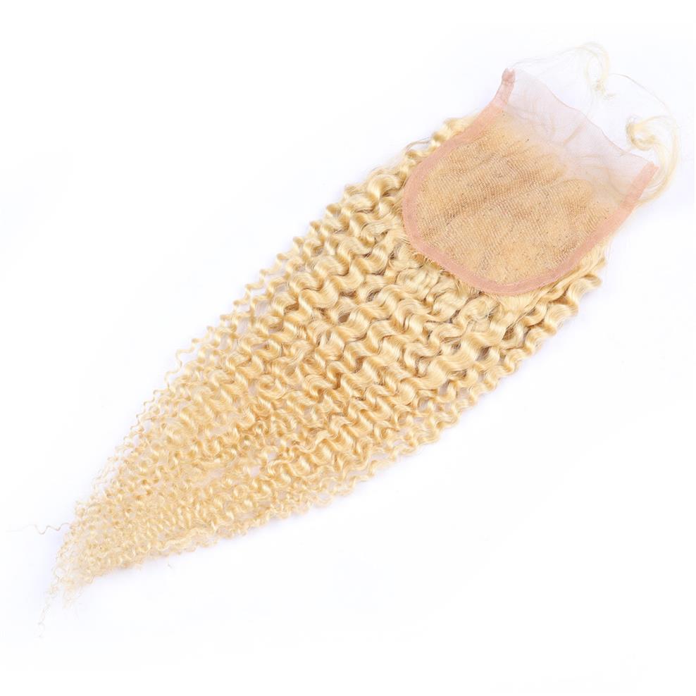 Kinky Curly #613 Blonde Lace Front Closure 4x4 with Baby Hairs Russian Blonde Human Hair Lace Top Closure Pieces Middle 3 Par337S
Kinky Curly #613 Blonde Lace Front Closure 4x4 with Baby Hairs Russian Blonde Human Hair Lace Top Closure Pieces Middle 3 Par337S