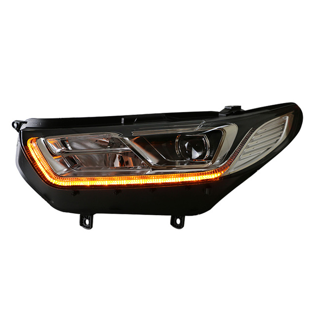 Auto LED Headlights For Ford Taurus 20 15-20 18 Headlight Turn Signal High Beam Lens Head Lamp