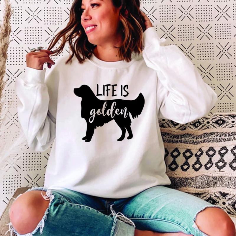 Women' Hoodies & Sweatshirts Golden Retriever Sweatshirt Life Is Dog Mom Gift Women Long Sleeve Crewneck Tops PulloversWomen, Black
Women' Hoodies & Sweatshirts Golden Retriever Sweatshirt Life Is Dog Mom Gift Women Long Sleeve Crewneck Tops PulloversWomen, Black