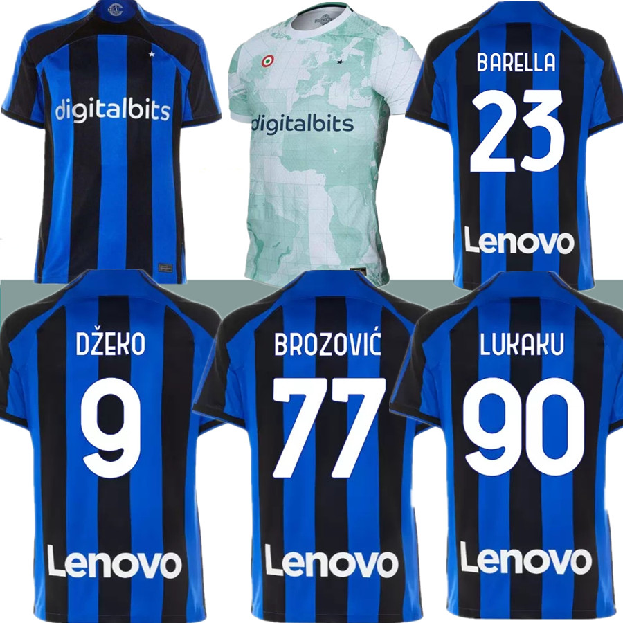 LUKAKU J.CORREA soccer jersey 22 23 BARELLA LAUTARO INTERS ERIKSEN DZEKO Gosens MILANS UNIFORMS football shirt Asllani Bellanova 2022 2023 men kids kit Fans player, 22-23 away kids
LUKAKU J.CORREA soccer jersey 22 23 BARELLA LAUTARO INTERS ERIKSEN DZEKO Gosens MILANS UNIFORMS football shirt Asllani Bellanova 2022 2023 men kids kit Fans player, 22-23 away kids