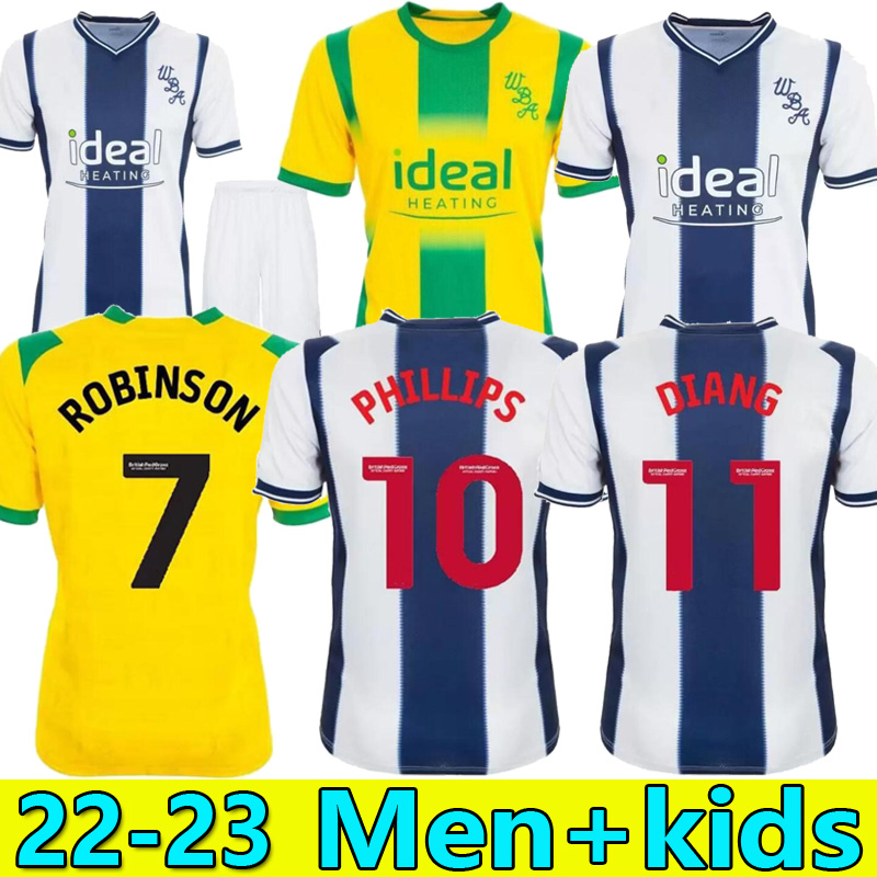 22 23 West Bromwich Soccer Jerseys LIVERMORE DIANG BRUNT Albion football shirt 2023 2022 Home Robson-Kanu PHILLIPS Men kids Kit sets uniforms, Away 2
22 23 West Bromwich Soccer Jerseys LIVERMORE DIANG BRUNT Albion football shirt 2023 2022 Home Robson-Kanu PHILLIPS Men kids Kit sets uniforms, Away 2
