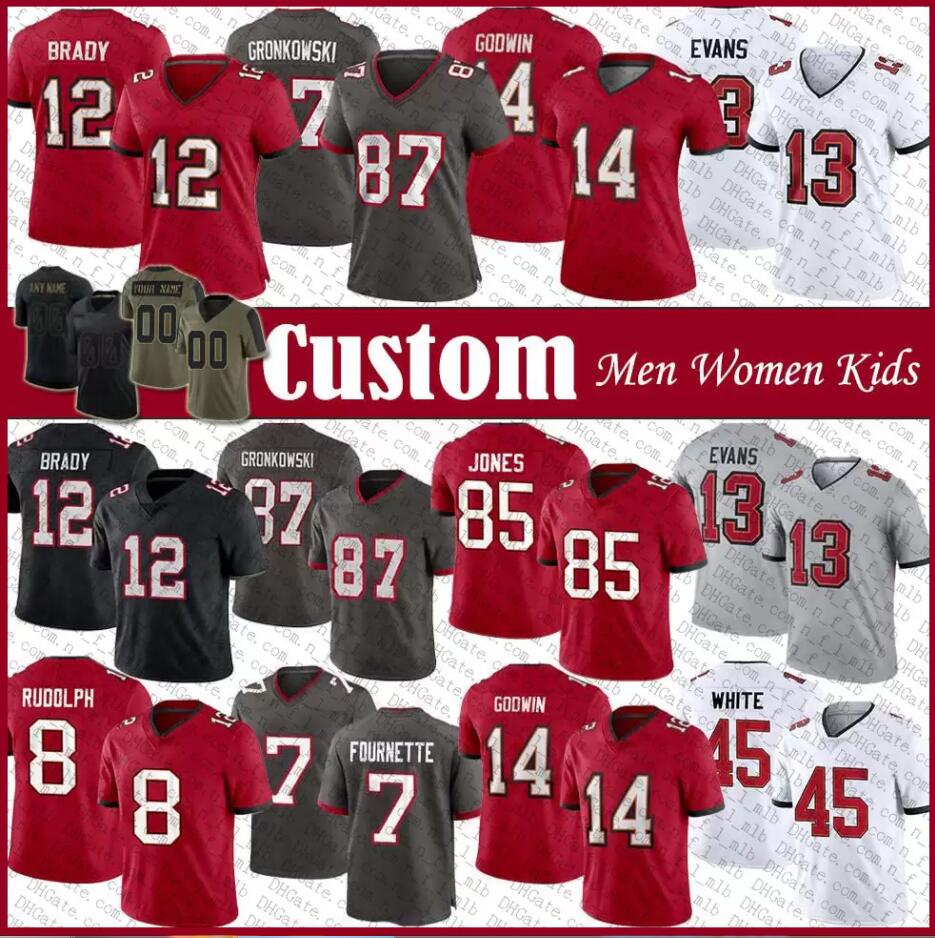 TB 12 Tom Brady 85 Julio Jones Jersey Custom Bucs Football Mike Evans Devin White Chris Godwin Kyle Rudolph Russell Gage Leonard Fournette Lavonte David Tristan Wirfs, Custom youth (haidao)
TB 12 Tom Brady 85 Julio Jones Jersey Custom Bucs Football Mike Evans Devin White Chris Godwin Kyle Rudolph Russell Gage Leonard Fournette Lavonte David Tristan Wirfs, Custom youth (haidao)