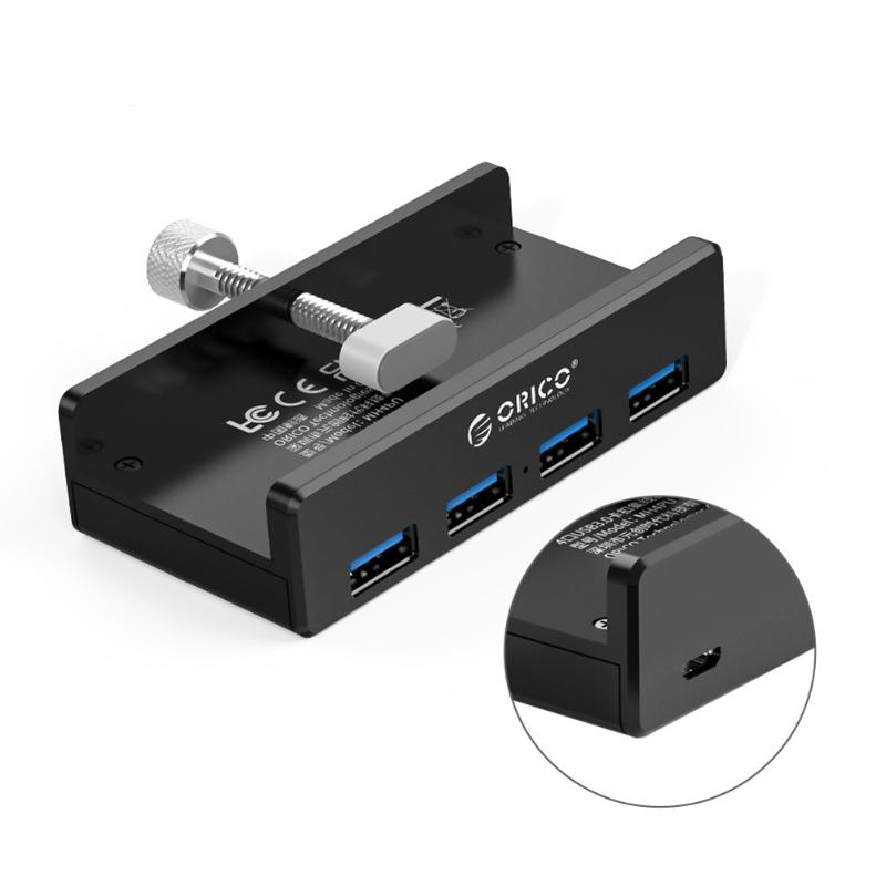 Hubs MH4PU-P 4 Ports USB 3.0 Type-A Aluminum Alloy Desk Back Clip HUB To Adapter Computer PC AccessoriesUSB 
Hubs MH4PU-P 4 Ports USB 3.0 Type-A Aluminum Alloy Desk Back Clip HUB To Adapter Computer PC AccessoriesUSB