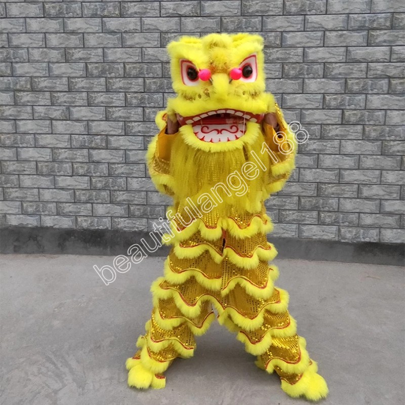 Halloween Lion Dance Mascot Costume Top quality Cartoon Plush Anime theme character Christmas Carnival Adults Birthday Party Fancy Outfit