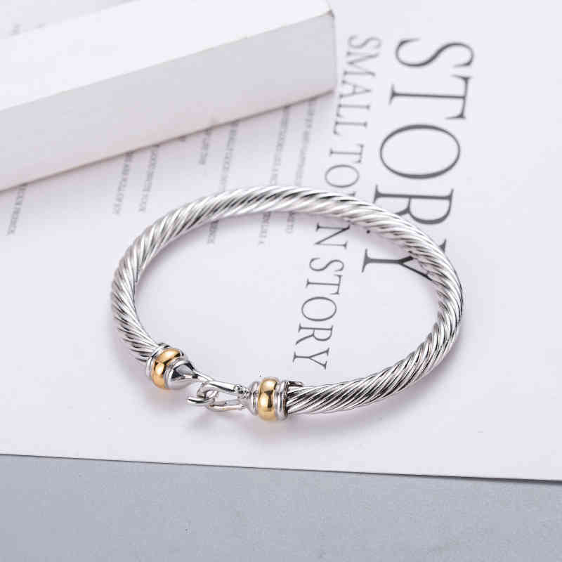 Bracelet Dy Hook Charm Women Fashion Jewelry Accessories Atmosphere Platinum Plated Men Twisted Wire Hemp Hot Selling
Bracelet Dy Hook Charm Women Fashion Jewelry Accessories Atmosphere Platinum Plated Men Twisted Wire Hemp Hot Selling