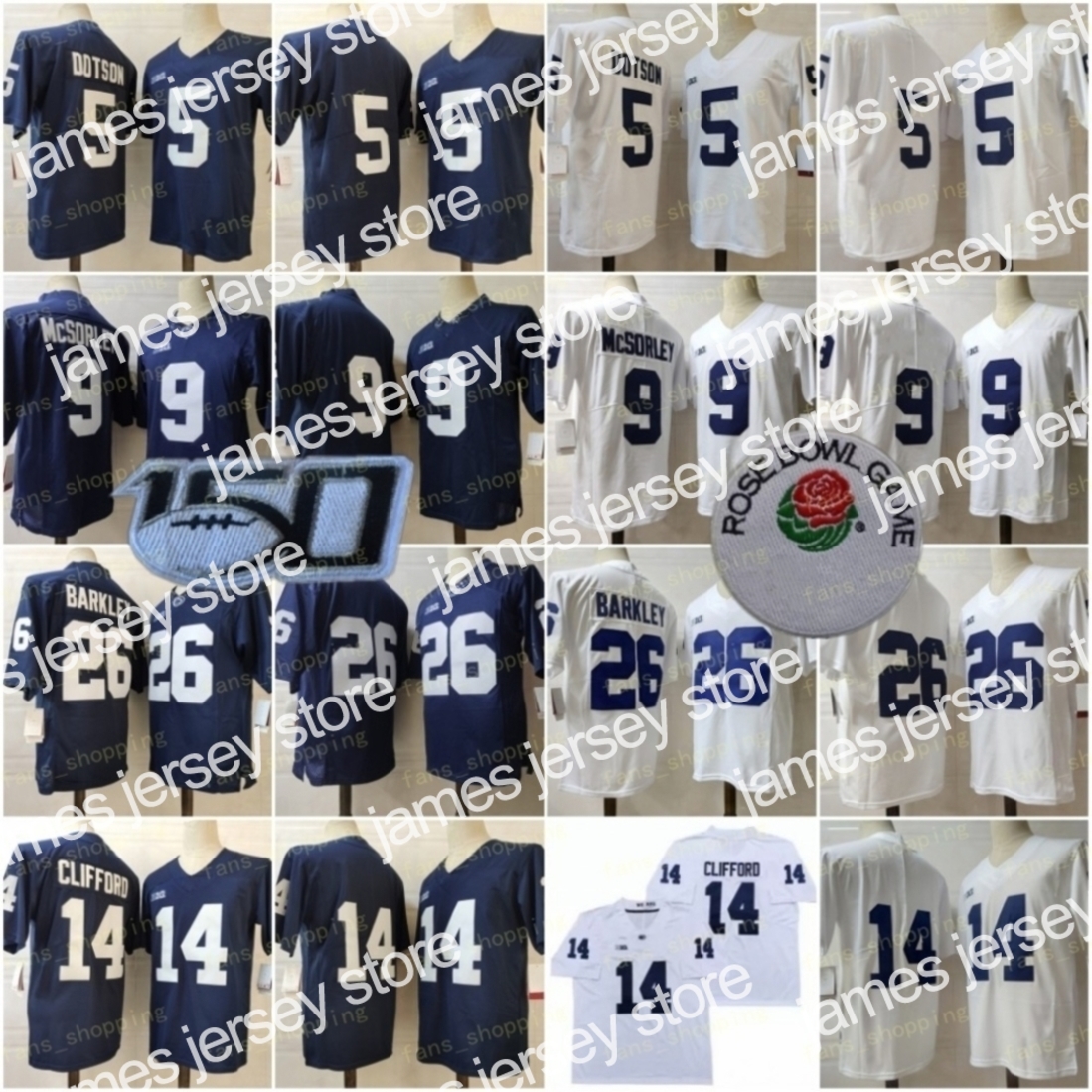 New NCAA Penn State Nittany College 5 Jahan Dotson 14 Sean Clifford 26 Saquon Barkley 9 Trace McSorley 1 KJ Hamler 11 Micah Parsons 150th, As
New NCAA Penn State Nittany College 5 Jahan Dotson 14 Sean Clifford 26 Saquon Barkley 9 Trace McSorley 1 KJ Hamler 11 Micah Parsons 150th, As