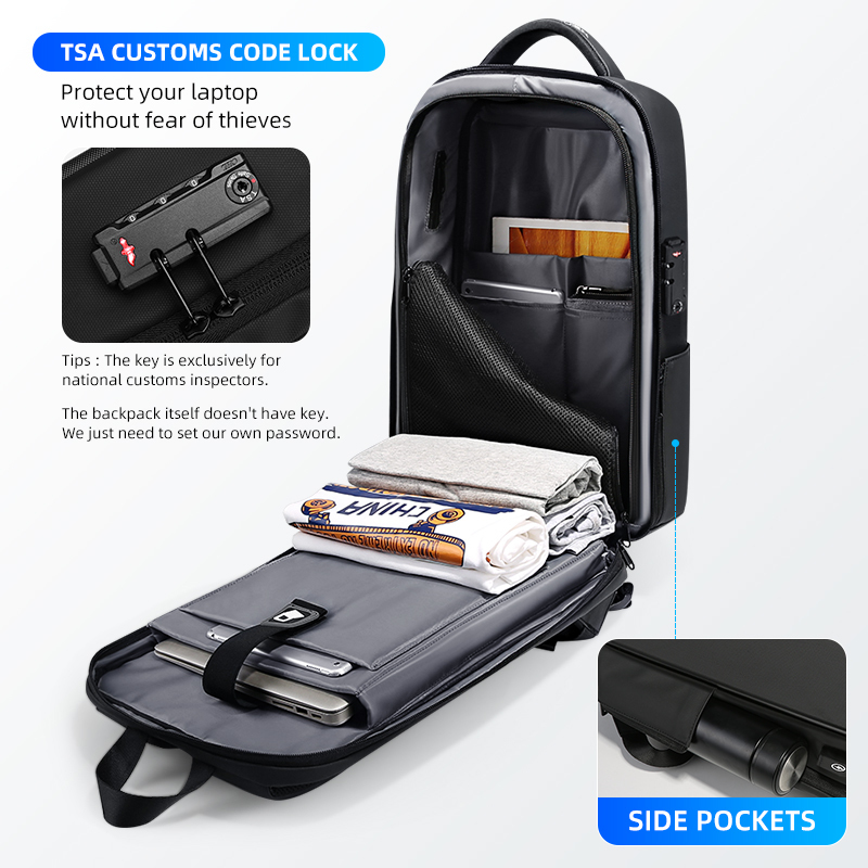 Fenruien Brand Laptop Backpack Antitheft Waterproof School s USB Charging Men Business Travel Bag Design 220819