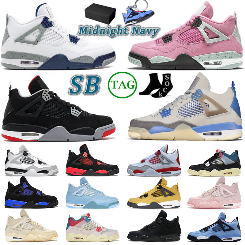 With Box J4 Jumpman 4 4s IV Designer Basketball Shoes For Mens Womens Midnight Navy Offs White Sail Pink Black Cat Cactus Jack Sports Sneakers Trainers Big Size 13, A1 36-45 azael
With Box J4 Jumpman 4 4s IV Designer Basketball Shoes For Mens Womens Midnight Navy Offs White Sail Pink Black Cat Cactus Jack Sports Sneakers Trainers Big Size 13, A1 36-45 azael