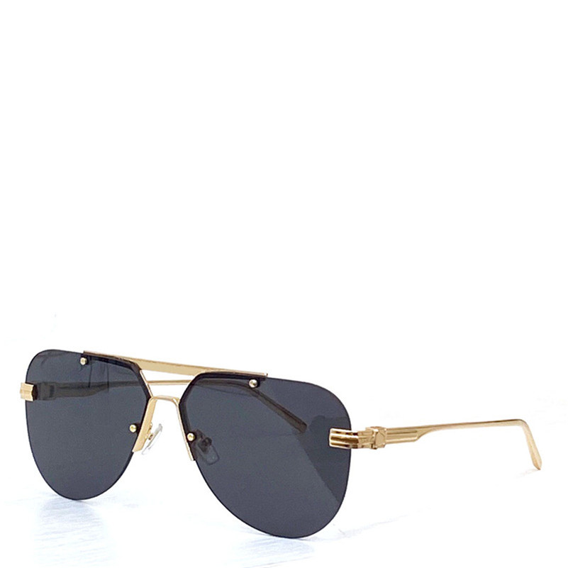 Fashion Design Men Sunglasses Pilot Frameless Printed Metal Legs Retro Classic Style Outdoor Design Model 1261