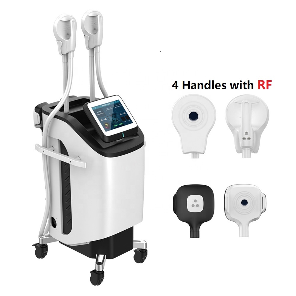 Body Slimming Machine with 4 RF Hnadles No Pain Muscle Stimulator Body Contouring