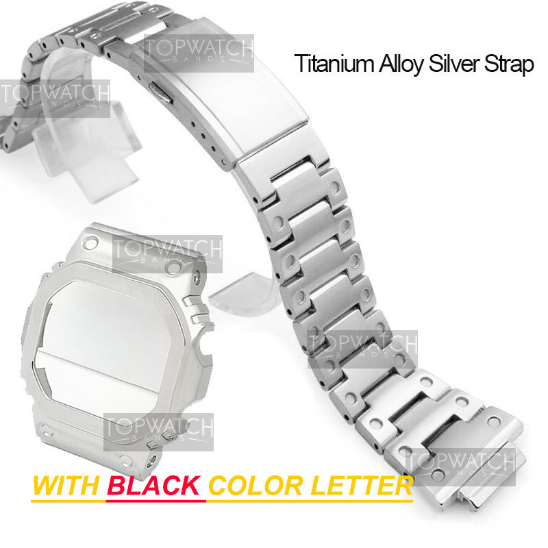4rd Alloy Watch Strap DW5600 GW5600 DW5000/5035 GWM5610 GW5000 Case Bezel GW-M5610 Band Black Camouflage Repair Tools 220819