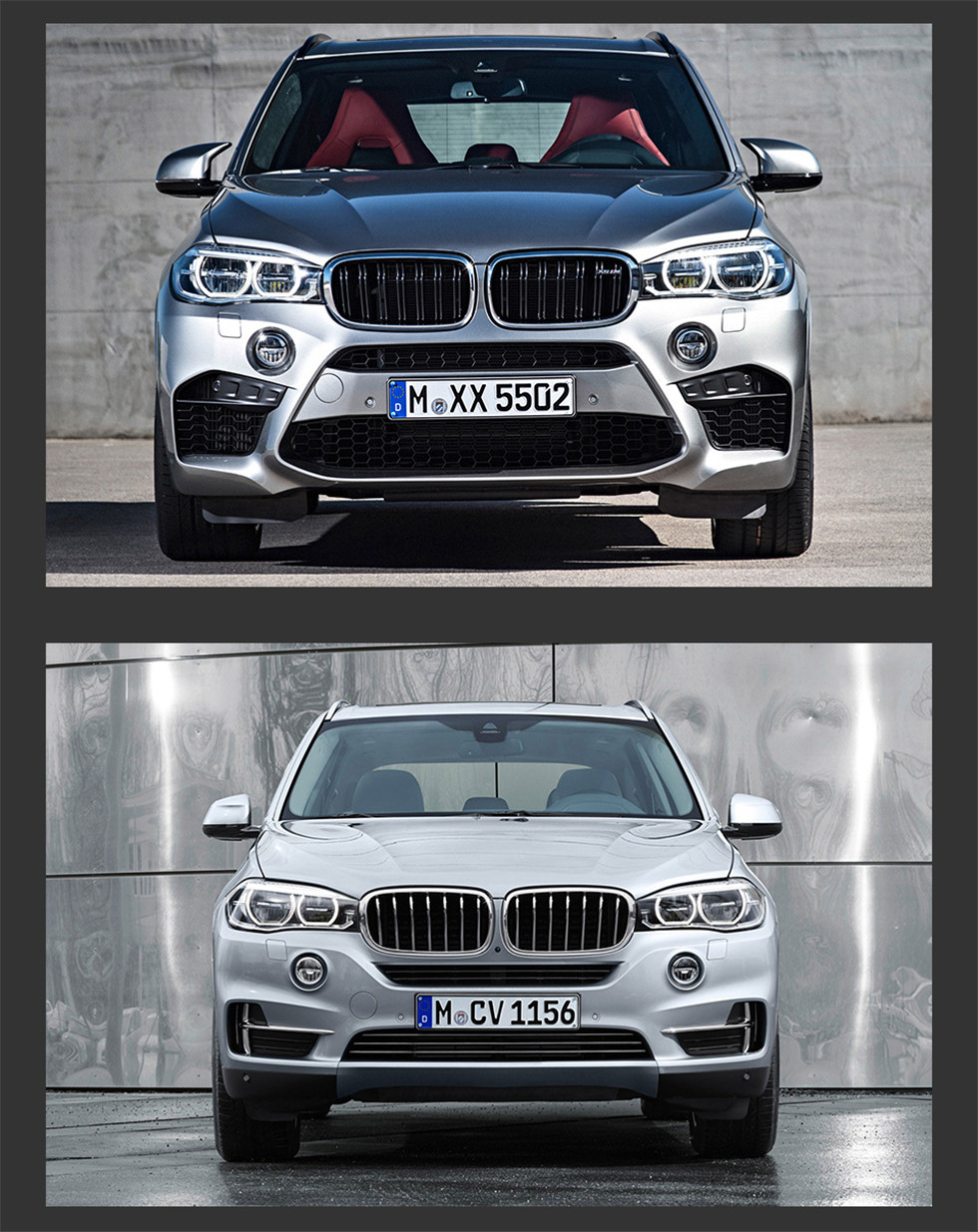 Car Headlights For BMW X5 X6 LED Headlight 2013-20 19 Headlights F15 F16 DRL Turn Signal High Beam Angel Eye Projector