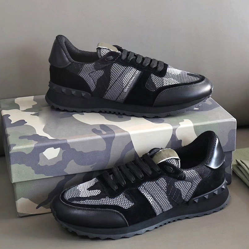 Desginer Mens Camouflage Sneakers Lace Up Studded Shoes Genuine Leather Trainers With Box 264, Color 8
Desginer Mens Camouflage Sneakers Lace Up Studded Shoes Genuine Leather Trainers With Box 264, Color 8