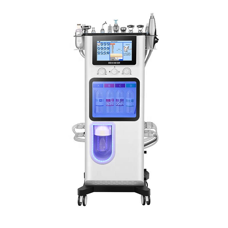 Microdermabrasion 12 in 1 Skin Cleansing Machine RF Electric Roller Skin Tightening