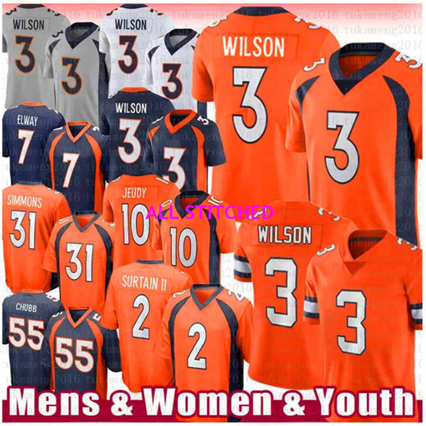 Custom Jersey Russell Wilson Denver''Broncos''Justin Simmons Jerry Jeudy teams Patrick Surtain II John Elway Bradley Chubb Football Jerseys kids mens 4XL, As photo
Custom Jersey Russell Wilson Denver''Broncos''Justin Simmons Jerry Jeudy teams Patrick Surtain II John Elway Bradley Chubb Football Jerseys kids mens 4XL, As photo
