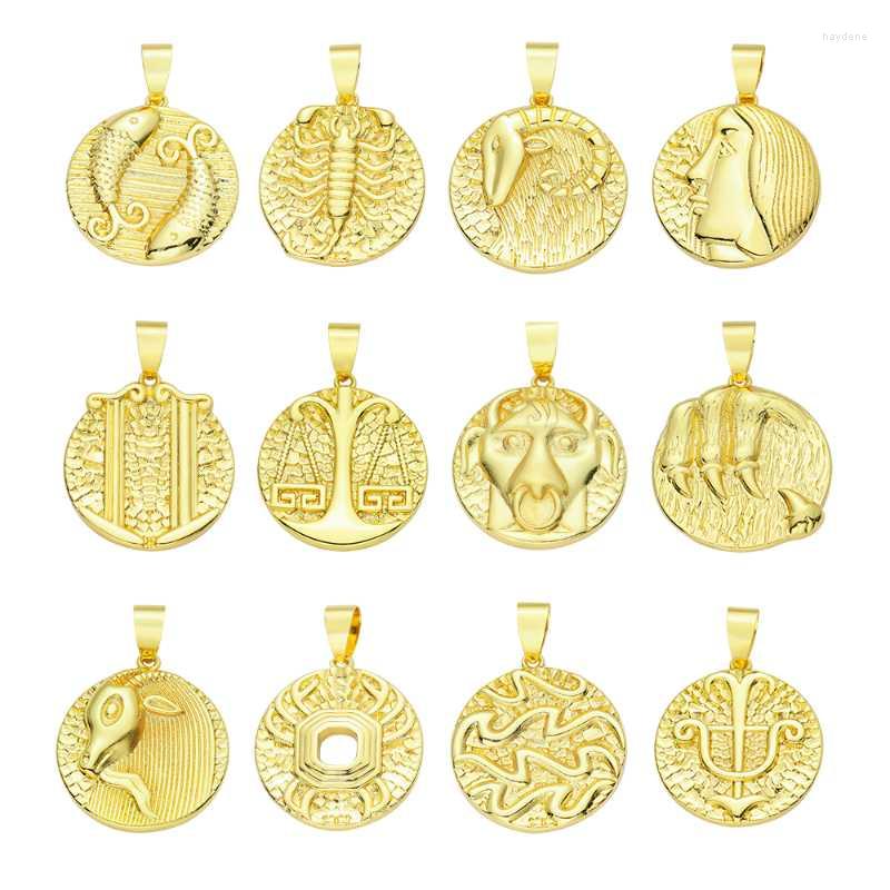 Pendant Necklaces 18K Gold Plated 12 Constellations Necklace For Jewelry Making Supplies Round Diy Accessories HandmadePendant
Pendant Necklaces 18K Gold Plated 12 Constellations Necklace For Jewelry Making Supplies Round Diy Accessories HandmadePendant