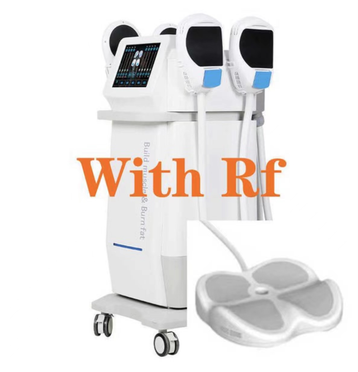 Ems Muscle Contouring 5 Rf Handles Slimming Machine For Losing Weight Cellulite Reduction