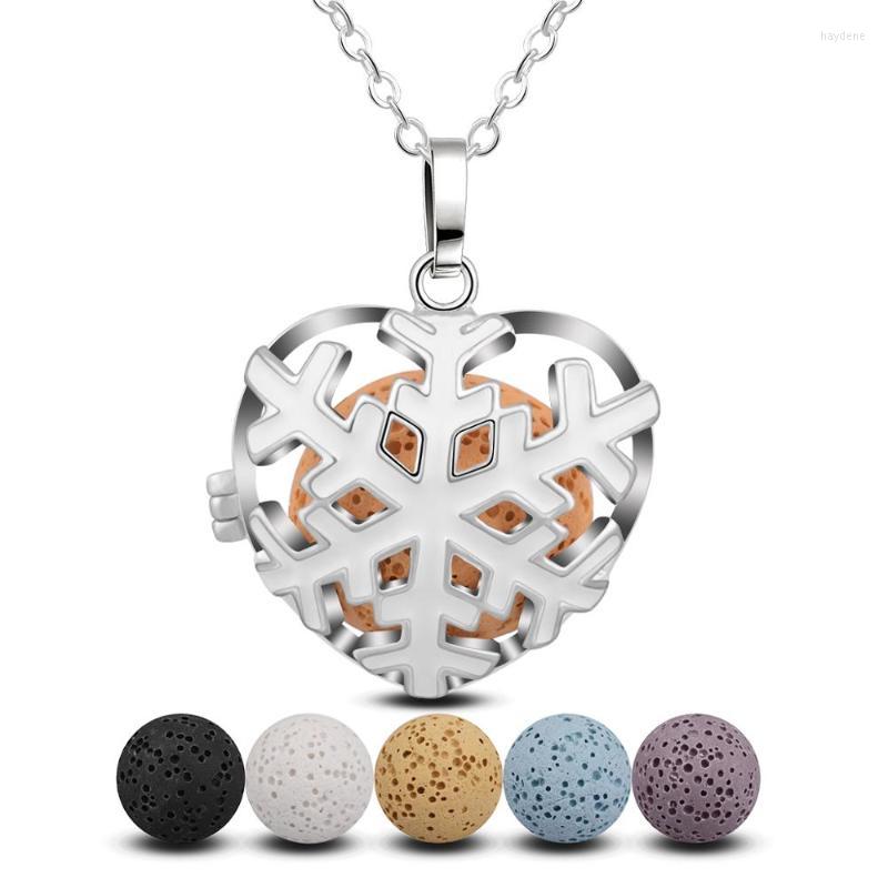 Pendant Necklaces 20mm White Snowflake Heart Shaped Hollow Cage Fit Lava Stone Essential Oil Diffuse Necklace K130G20Pendant
Pendant Necklaces 20mm White Snowflake Heart Shaped Hollow Cage Fit Lava Stone Essential Oil Diffuse Necklace K130G20Pendant