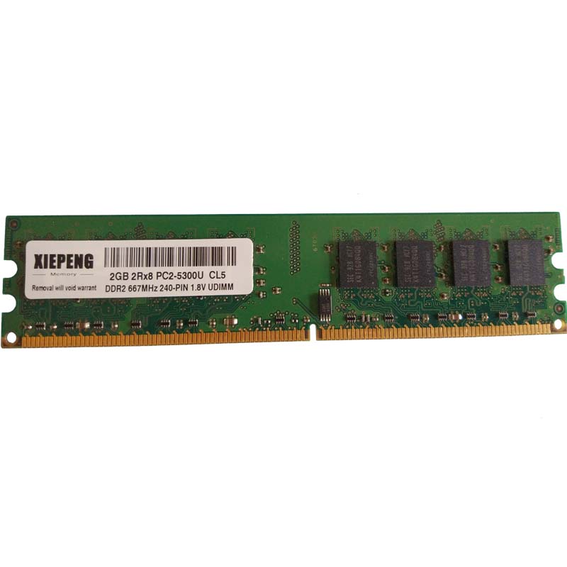 RAMs Memory 2GB 2Rx8 PC2-5300U 2G PC2 6400 4G DDR2 800MHz NON ECC RAM For Dimension 9100 9200 E520 9150 9200C DesktopsRAMs RAMsRAMs
RAMs Memory 2GB 2Rx8 PC2-5300U 2G PC2 6400 4G DDR2 800MHz NON ECC RAM For Dimension 9100 9200 E520 9150 9200C DesktopsRAMs RAMsRAMs